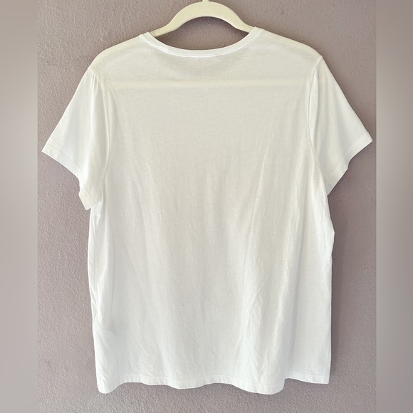 Banana Republic White Short Sleeve Tee - Picture 2 of 5